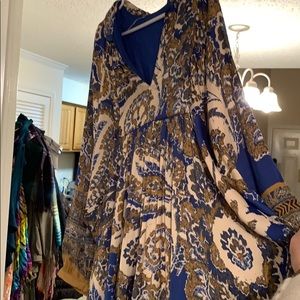 Free people silky tunic dress